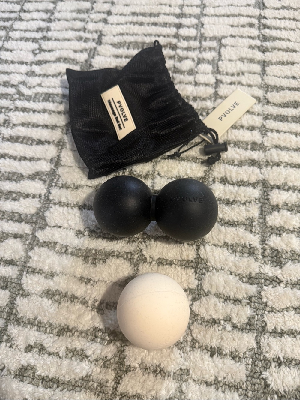 Pvolve Massage Ball Set with Carry Pouch